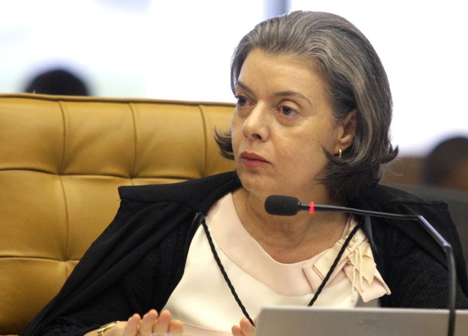 A ministra Cármem Lúcia: pela suspensão das aposentadorias. | Fellipe Sampaio / SCO / STF