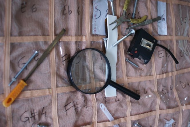 Instrumentos de trabalho usados para 