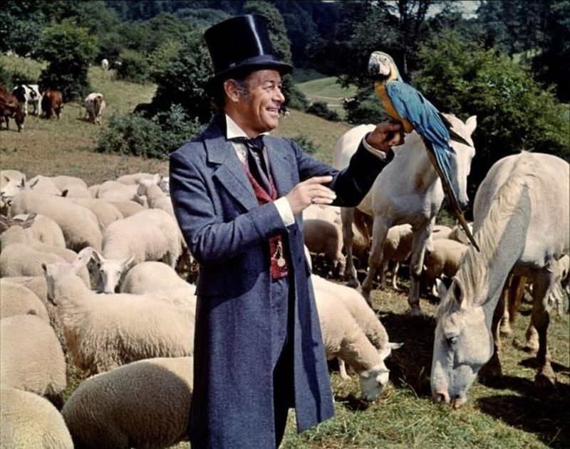 O britânico Rex Harrison viveu o personagem-título do filme O Fantástico Dr. Doolittle | Divulgação