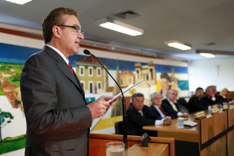 Luciano Ducci na Câmara Municipal: prefeito afirma que prefere deixar as questões eleitorais para o ano que vem | Murilo Cheli/SMCS