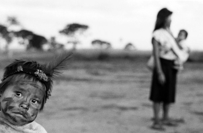 Índios Guarani Kaiowá ameaçados de despejo na aldeia Jaguapiré, em Paranhos, no Mato Grosso do Sul, em 1989 | 