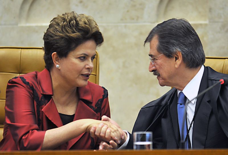 Dilma Rousseff se comprometeu com Cezar Peluso a firmar um novo Pacto Republicano entre Executivo, Judiciário e Legislativo | Antonio Cruz/ABr
