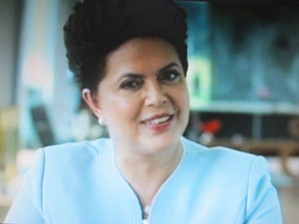 A presidente Dilma Rousseff em pronunciamento na TV nesta quinta-feira | Reprodução