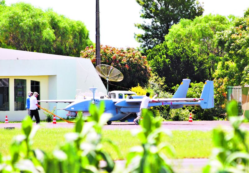 Aeronave não tripulada, de tecnologia israelense, será testada em São Miguel do Iguaçu, no Oeste do estado: avanço na segurança das fronteiras | Marcos Labanca/Arquivo/ Gazeta do Povo