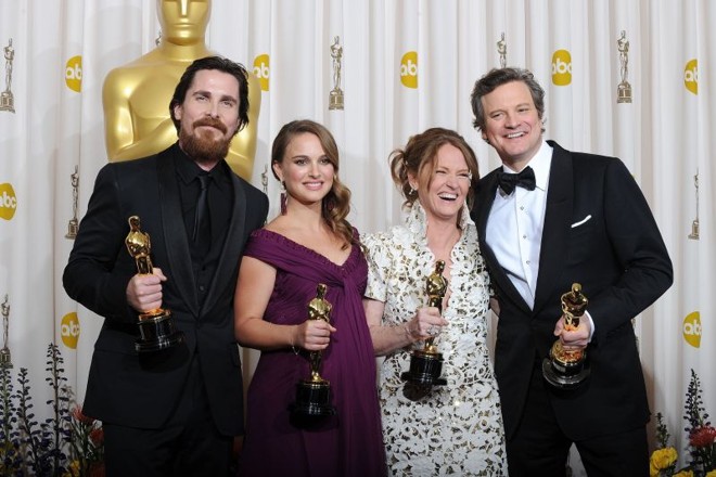 Christian Bale, Natalie Portman, Melissa Leo e Colin Firth: atores premiados | 
