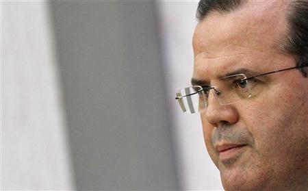 Presidente do Banco Central, Alexandre Tombini, participa de coletiva de imprensa em Brasíli | Reuters