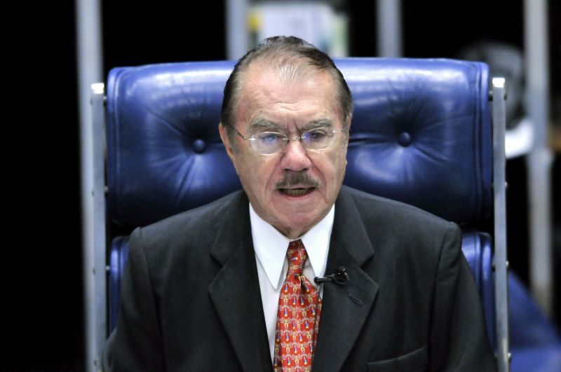 Sarney: biografia divulgada no blog do Senado. | Geraldo Magela/Agência Senado