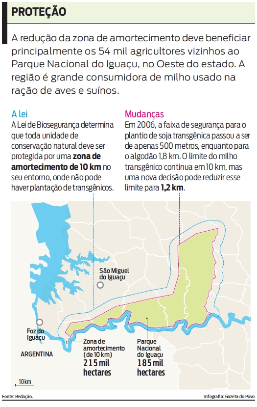 A redução da zona de amortecimento deve beneficiar 54 mil agricultores |