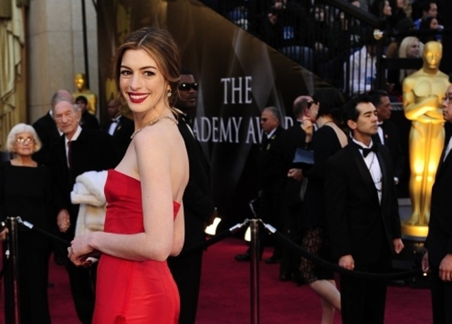 A atriz Anne Hathaway | 