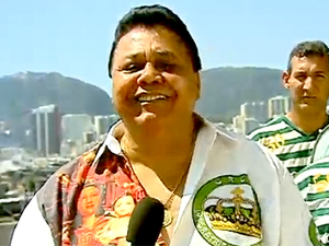 Dominguinhos do Estácio foi internado após passar mal | Foto: Reprodução / TV Globo