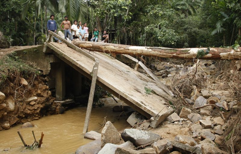 Comerciantes isolados no bairro Bom Jardim, área rural de Morretes: sem clientela e sem faturamento | Jonathan Campos/Gazeta do Povo