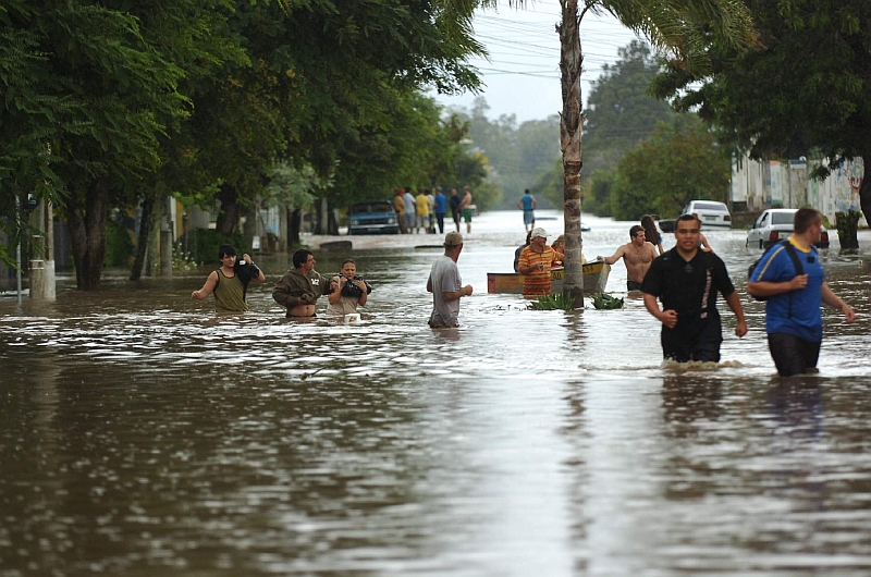 Metade da área urbana de São Lourenço do Sul ficou inundada: prefeito decretou estado de calamidade pública | Tarcila Pereira/Correio do Povo
