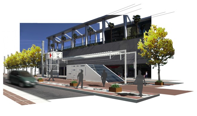 Imagem do projeto mostra como deve ser a estrutura do metrô em Curitiba |