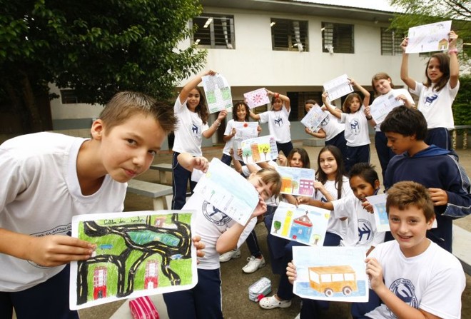 Os desafios para o desenvolvimento da capital estão nos desenhos de alunos da quinta série do Colégio Estadual Padre Cláudio Morelli | 