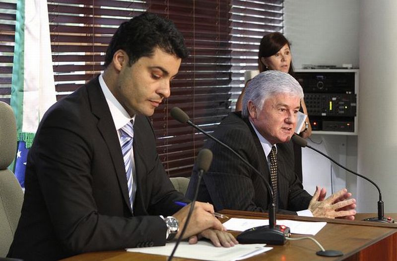 Marcelo Rangel, presidente da CPI, ouve Valdir Rossoni | Nani Gois/Alep