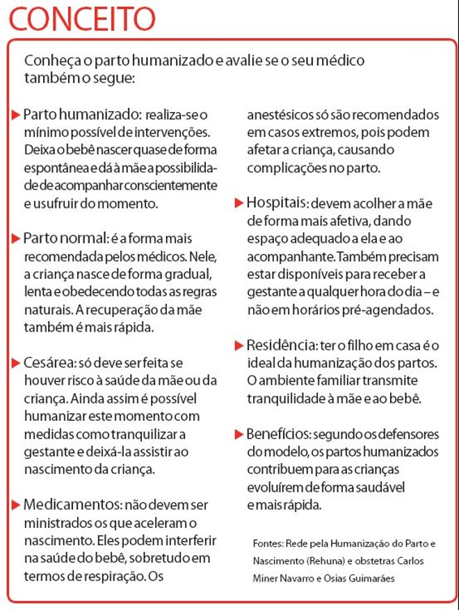 Conheça o parto humanizado e avalie se o seu médico também o segue |