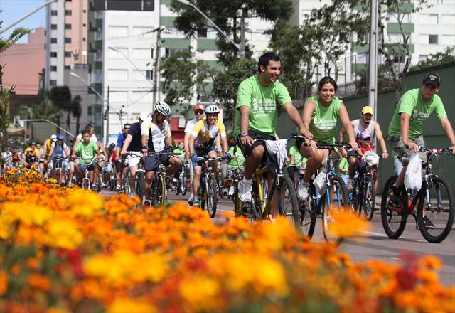 O passeio começou no bairro Rebouças e foi até o parque Barigui | Joel Rocha / Prefeitura de Curitiba