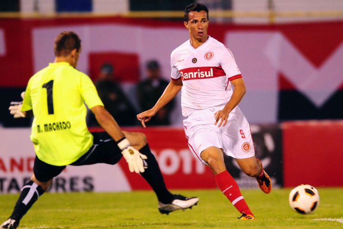 Paranaense de Jardim Alegre, no Norte do Estado, Leandro Damião ganha a primeira oportunidade na seleção graças à boa fase no Inter | Alexandre Lops/SCInter/VIPCOMM