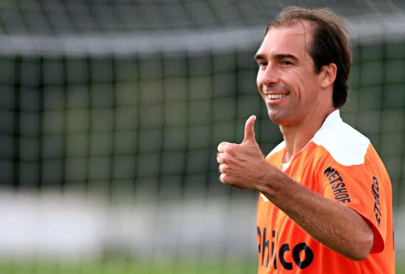 Paulo Baier, quarto atleta que mais atuou com a camisa do Atlético (15 vezes), fez 10 gols no Estadual, nove deles em lances de bola parada: sete de pênalti e dois de falta | Marco André Lima/ Gazeta do Povo