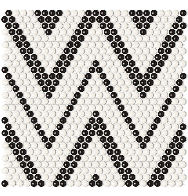 Linha Tetris Decor, da Mosarte, em vidro colorido e prensado |