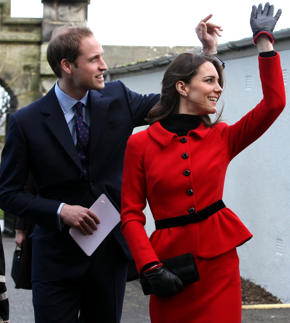 William e Kate: casamento real virou mania na Inglaterra. | AFP/Andrew Milligan