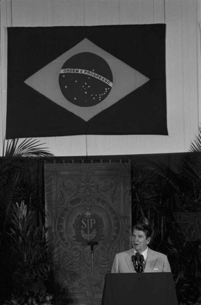 Ronald Reagan, em 1982 | 