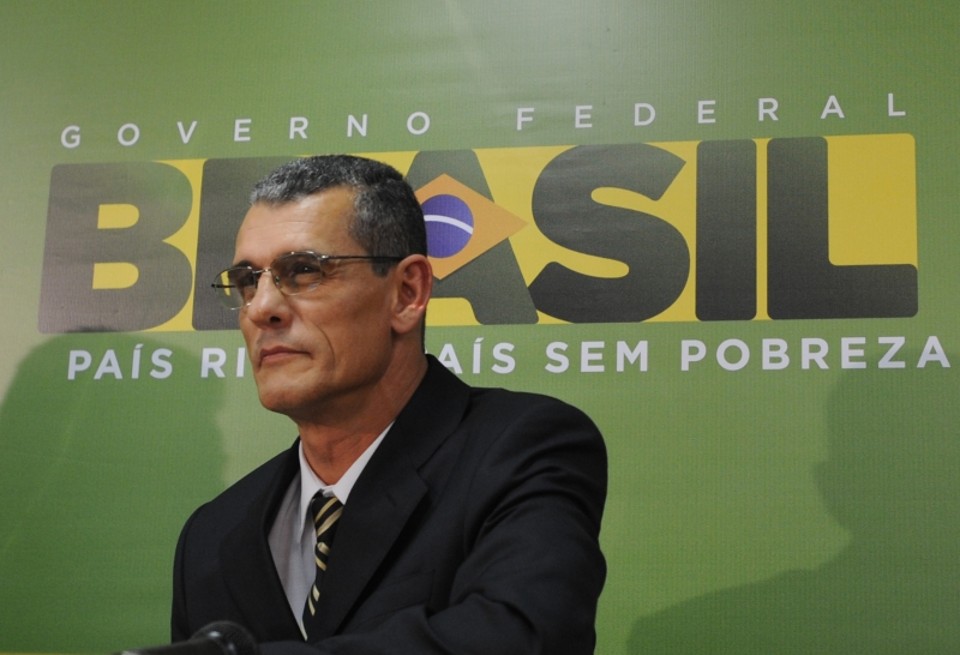 O novo presidente do Instituto Nacional de Colonização e Reforma Agrária (Incra), Celso Lisboa de Lacerda, discursa após tomar posse | marcello Casal Jr/ ABr