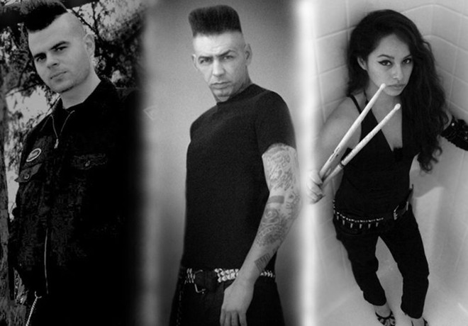 Nekromantix: dinamarqueses são os pioneiros no uso do baixo em formato de caixão |