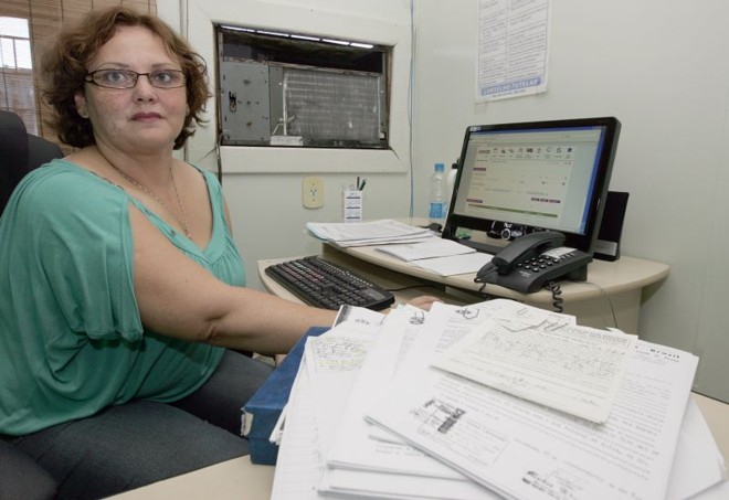 Rita Pepper, conselheira em Foz do Iguaçu: computadores inadequados e dados parcialmente registrados |