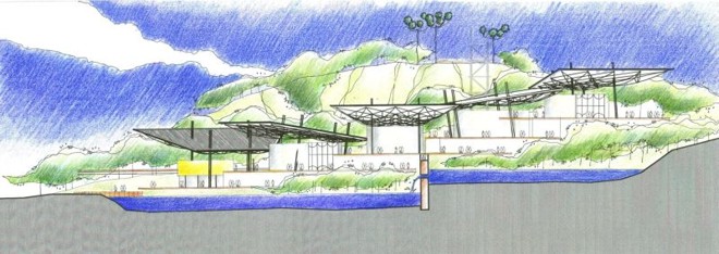 Informação: cinco pavilhões seriam instalados e, em cada um, o visitante encontraria um pedaço da história |