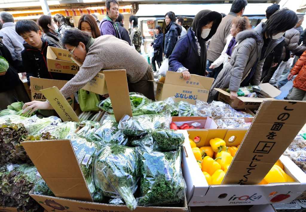 Níveis detectados em alimentos além do perímetro de isolamento da usina | Toru Yamanaka/AFP