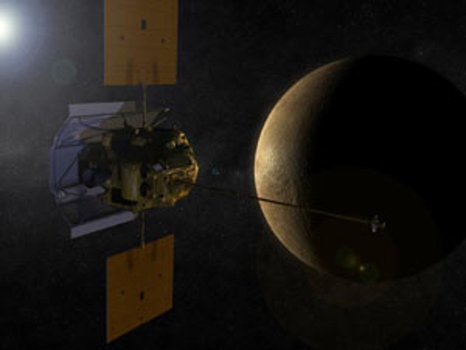 Ilustração da Nasa mostra como é a Messenger | Nasa/Divulgação