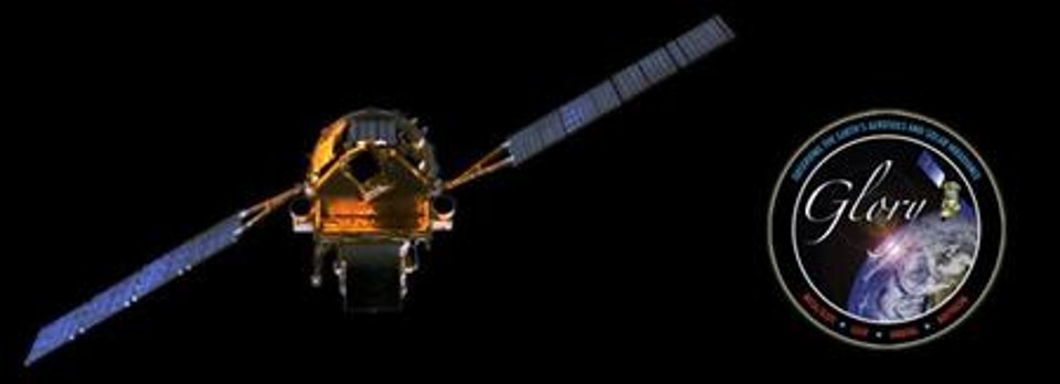 Imagem da NASA do satélite Glory, que não pode ser deixado em órbita por falha no foguete que o transportava | Reprodução