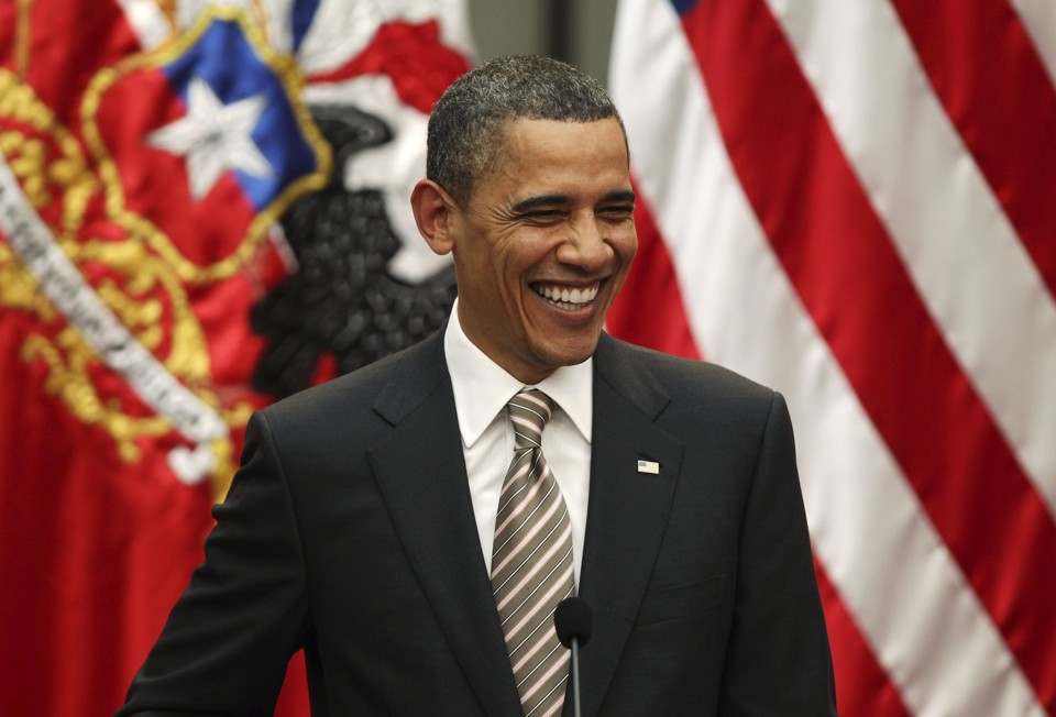 Obama durante discurso no Chile nesta segunda-feira(21) | Reuters
