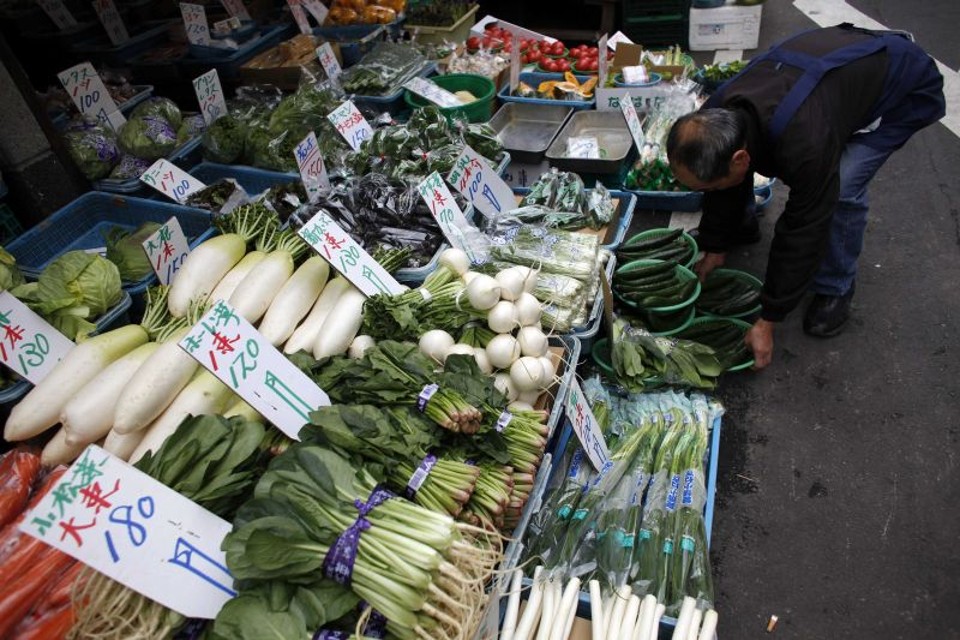 Verduras e frutas frescas do Japão estão sob alerta nos EUA | Aly Song/Reuters