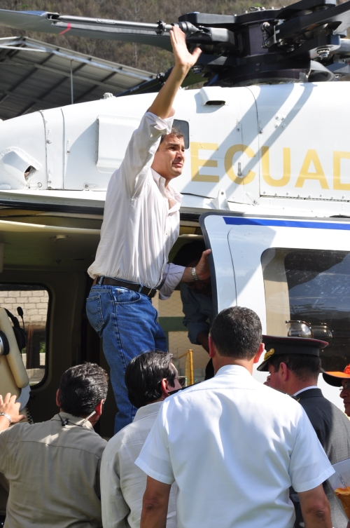 O presidente Rafael Correa expulsou embaixadora dos EUA no país | Governo do Equador