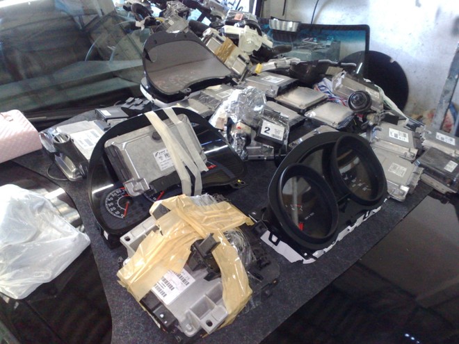 26 módulos usados em furtos de veículos foram localizados | 