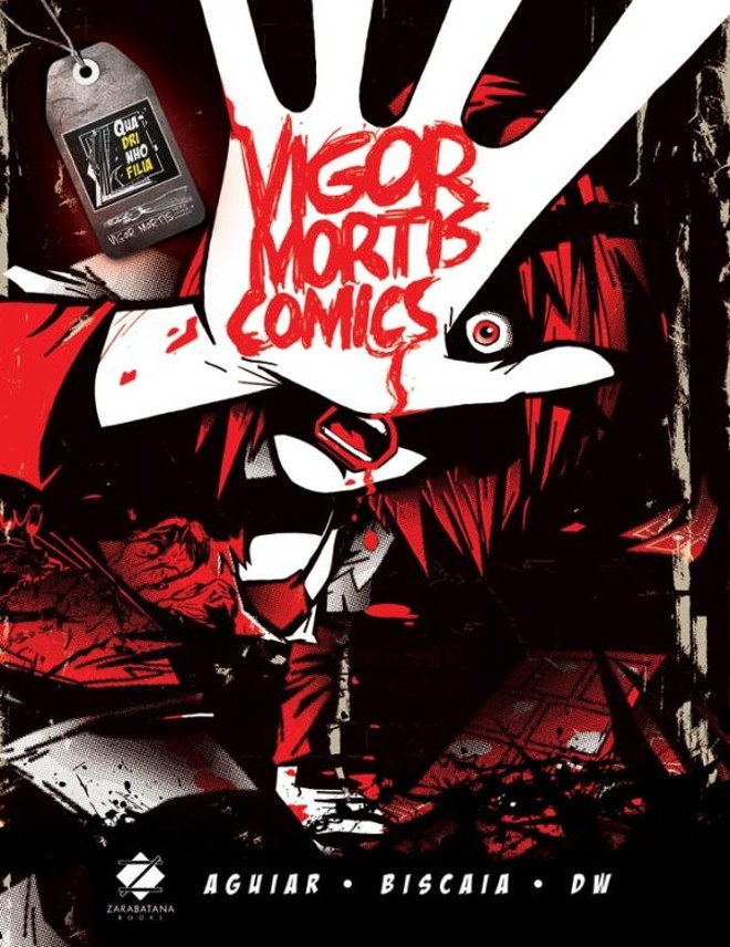 Capa de Vigor Mortis Comics: inspiração no universo da companhia | 