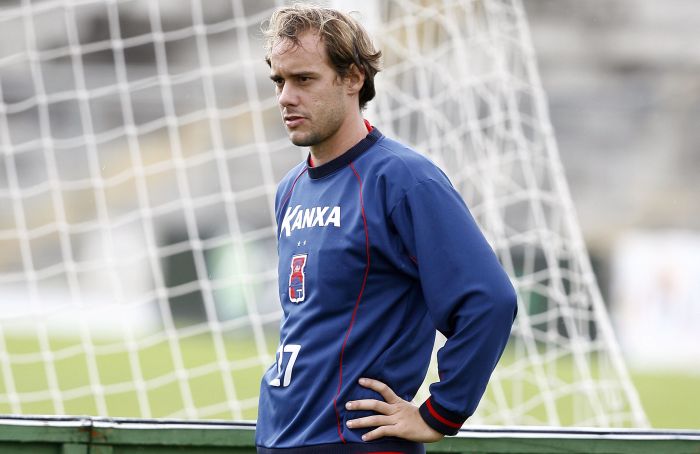 Rodrigo Defendi, que forma a zaga com Luciano Castán, admite vacilo nas últimas partidas | Hedeson Alves / Gazeta do Povo