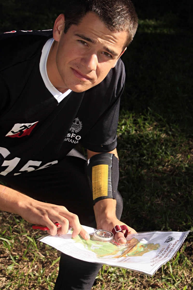 Guilherme Ovçar é vice campeão brasileiro do 20 elite de corrida de orientação | Priscila Forone/ Gazeta do Povo.