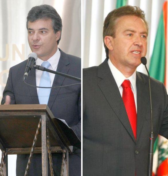 Beto Richa: oposição acusa PSDB de ter cometido crime eleitoral. Luciano Ducci: prefeito pode perder o mandato, se condenado | Aniele Nascimento e Marcelo Elias/ Gazeta do Povo