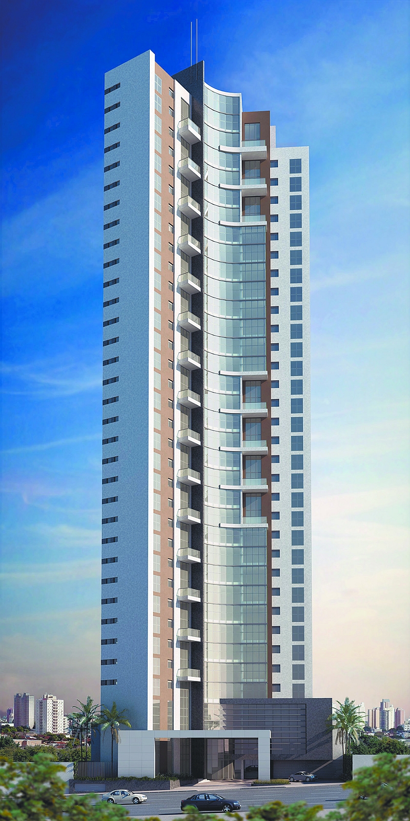 Com 34 pavimentos, Soul Batel Soho é um dos mais altos edifícios da capital | Divulgação