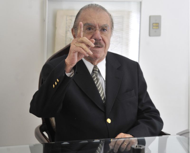 Sarney: tudo em paz. | José Cruz / Agência Brasil