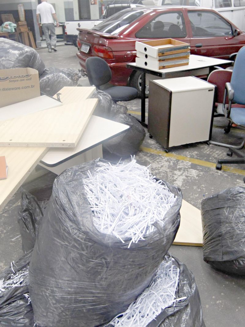 Documentos da Assembleia paranaense foram triturados | Albari Rosa/ Gazeta do Povo