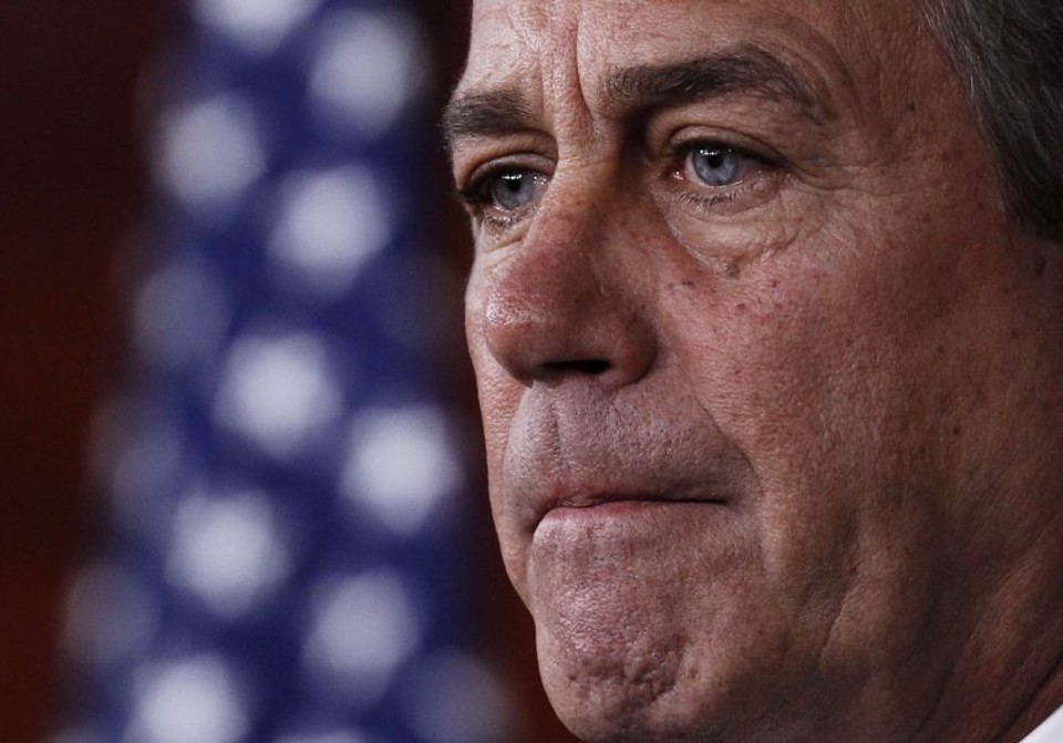 Presidente da Câmara John Boehner disse que "a lei não é perfeita e não há motivo para comemoração. Ela é apenas um passo" | Jim Young / Reuters