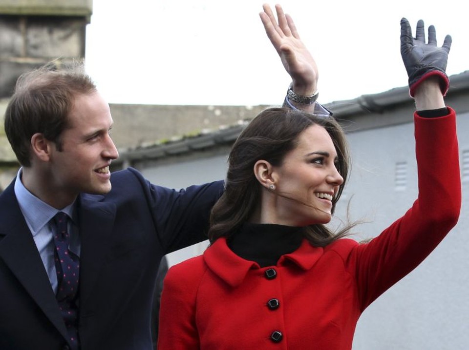Os noivos: príncipe William e Kate Middleton | Andrrew Milligan /Reuters
