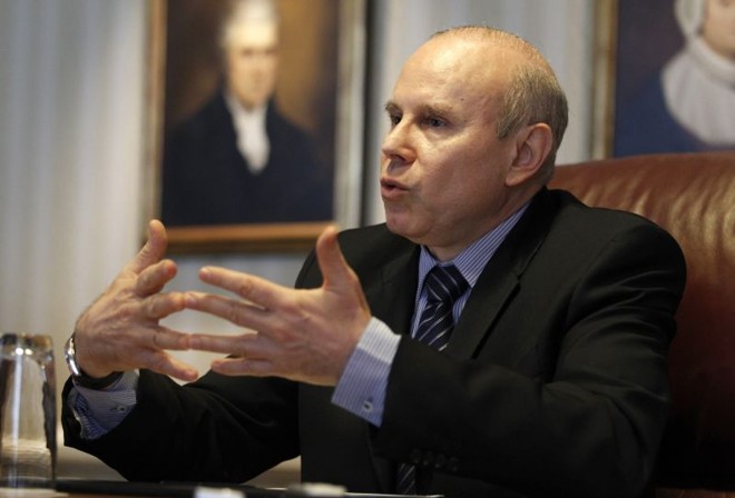 Mantega disse ter proposto no encontro a homogeinização do sistema cambial, de modo que todos passassem a adotar o câmbio flutuante | Molly Riley / Reuters