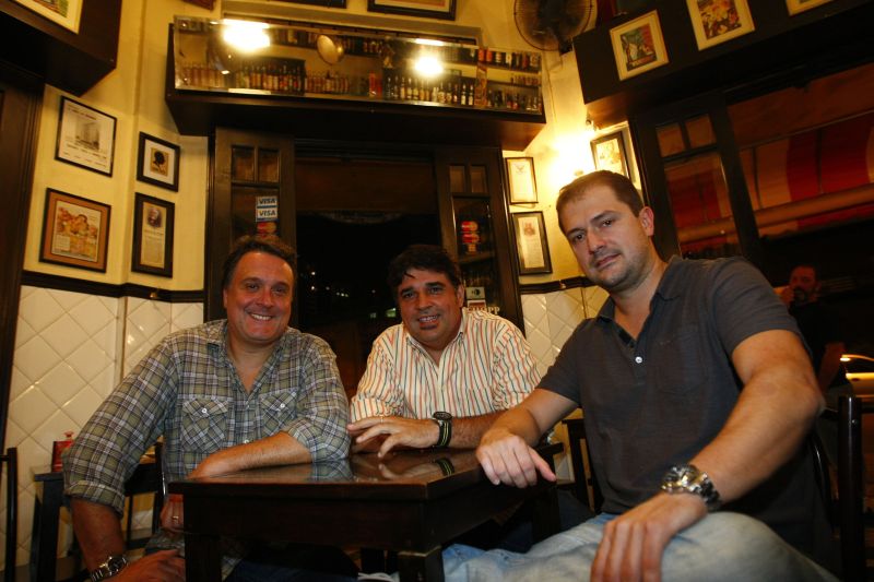 Gustavo Haas, Délio Canabrava e Giocondo Artigas Neto: juntos, os três possuem mais de 15 estabelecimentos da noite curitibana | Pedro Serápio/Gazeta do Povo