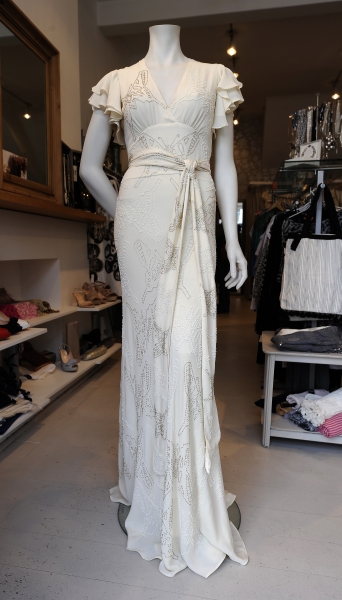 Vestido desenhado pela estilista Sophie Cranston | Reuters