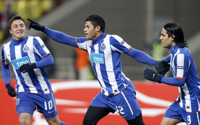 Brasileiro Hulk marcou um dos gols da vitória de 5 a 2 do Porto sobre o Spartak Moscou | Grigory Dukor / Reuters